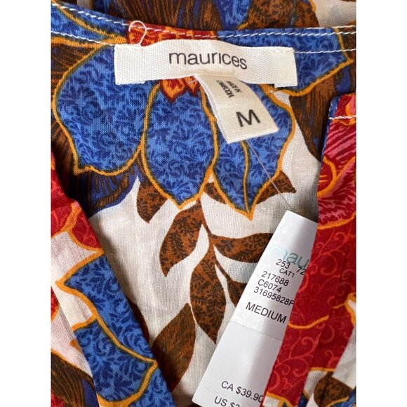 Maurice's Floral Flutter Top - Picture 10 of 11